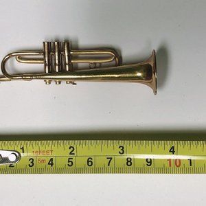 New Gold Brass Mini Trumpet